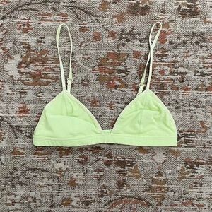 Urban Outfitters Neon Green Bralette